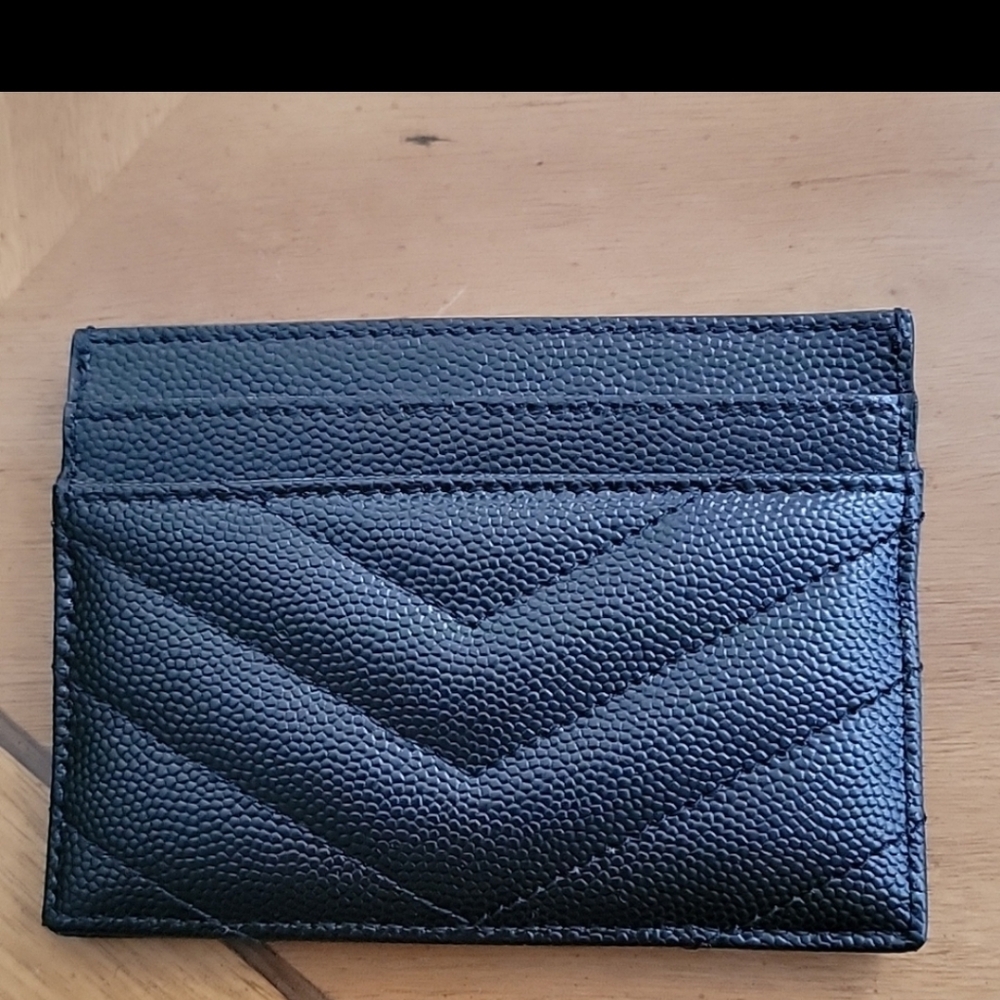 YSL | Card Case | Monogram Matelasse Leather Card Case - Picture 2 of 3